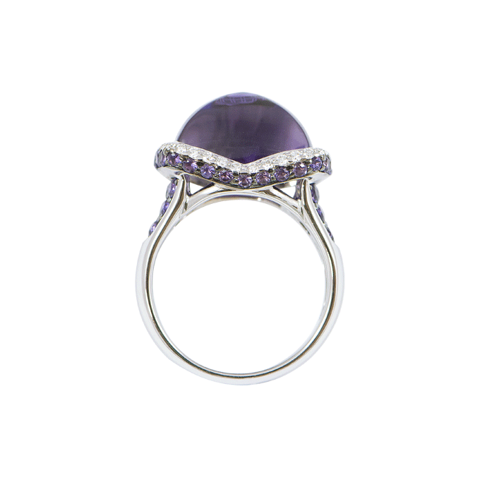 Bague Améthyste et Diamants